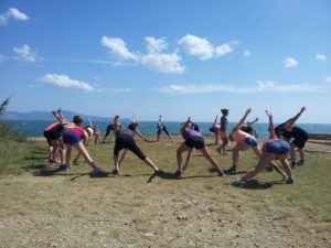 yoga outdoor retreat spanje